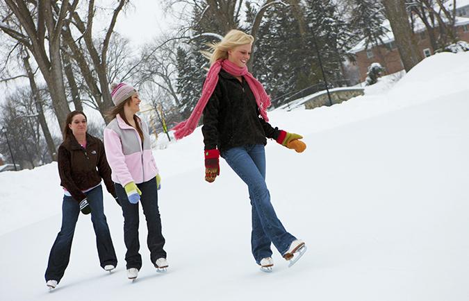 ice skating