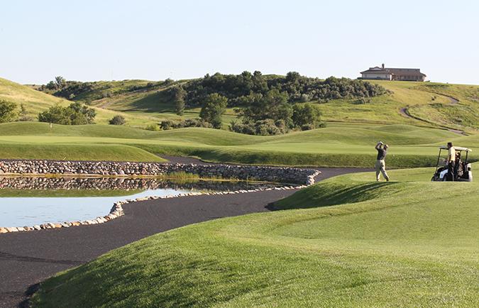 Golfing at Hawktree