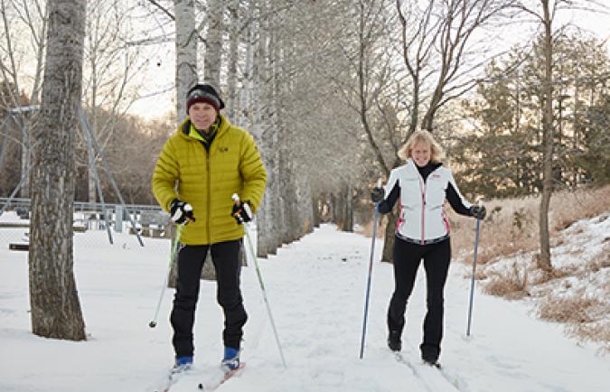 Cross country skiing