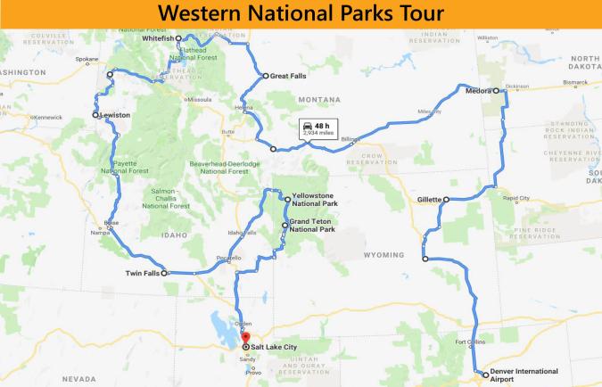 western national parks