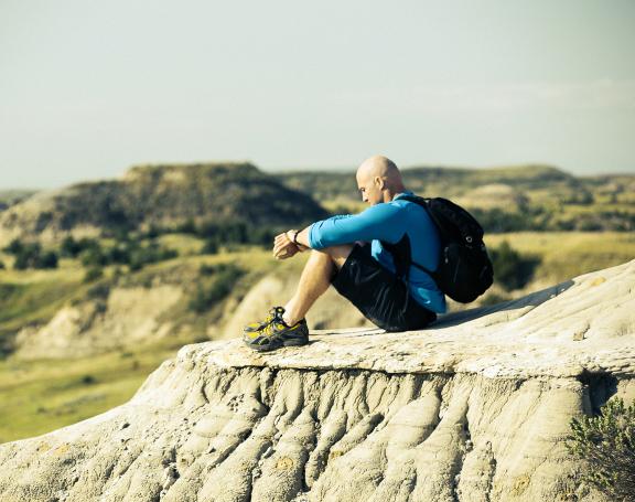 Hiking in Badlands