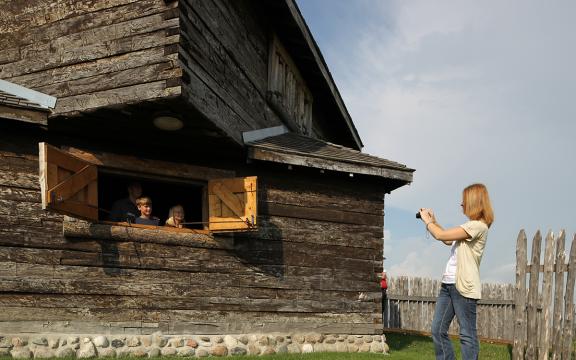 Fort Abercrombie features blockhouses and a rich history