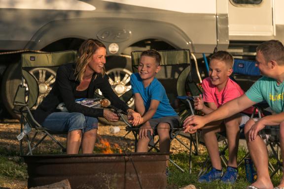 Family camping