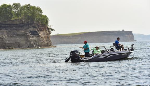 Fishing on Lake Sakakawea