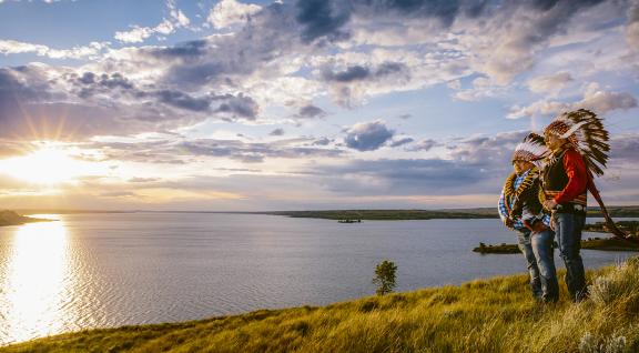 Overlooking Lake Sakakawea