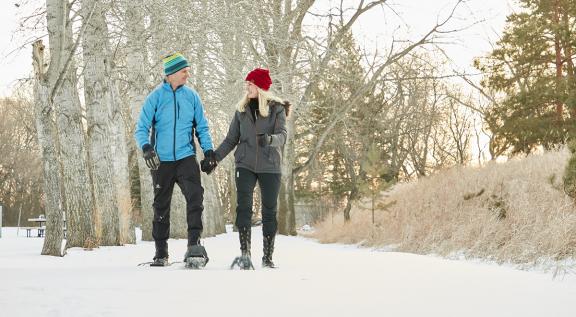 winter hiking