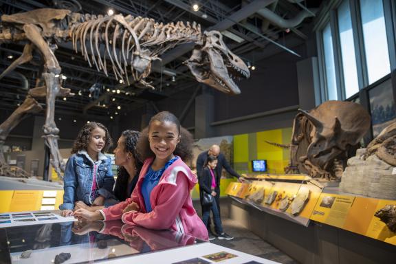 girls at the Heritage center