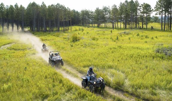 riding atv