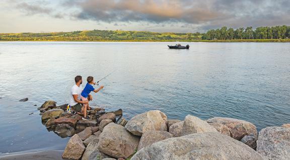 Shore fishing