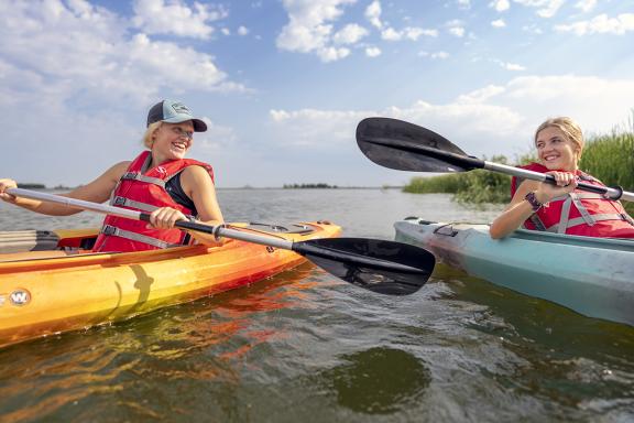 Kayaking at Woodland