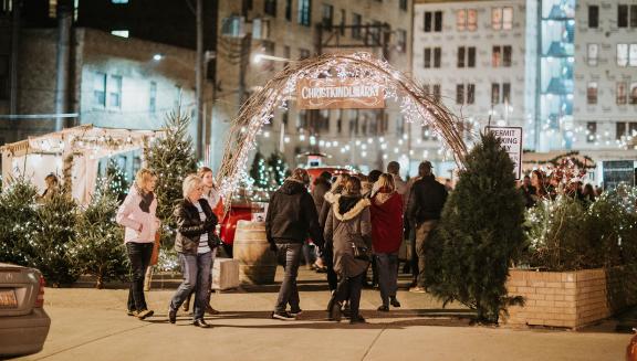 Christkindlmarkt gathering