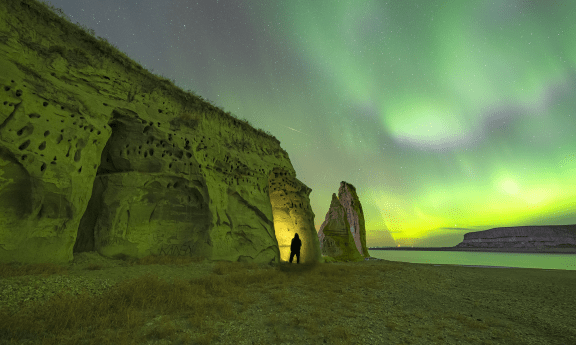 Northern Lights at Government Bay