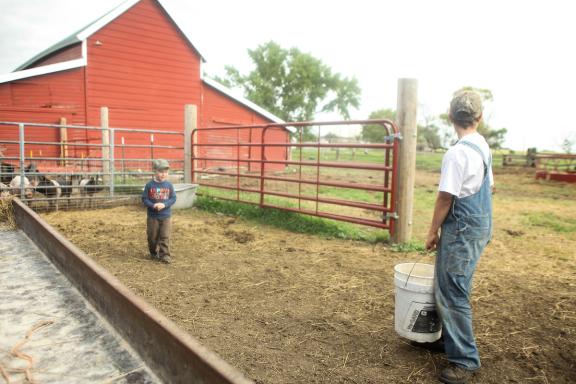 Kids on the farm