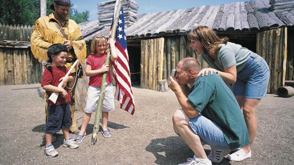 kids at the fort