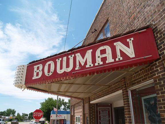 Bowman Sign in North Dakota