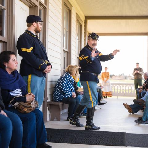 Fort Abraham Lincoln near Mandan
