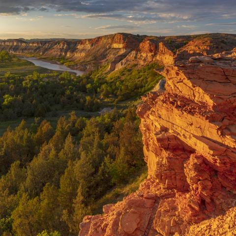 Little Missouri River and Badlands