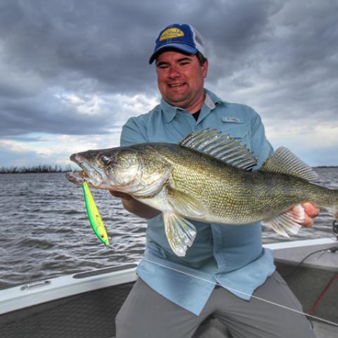 Fishing for walleye