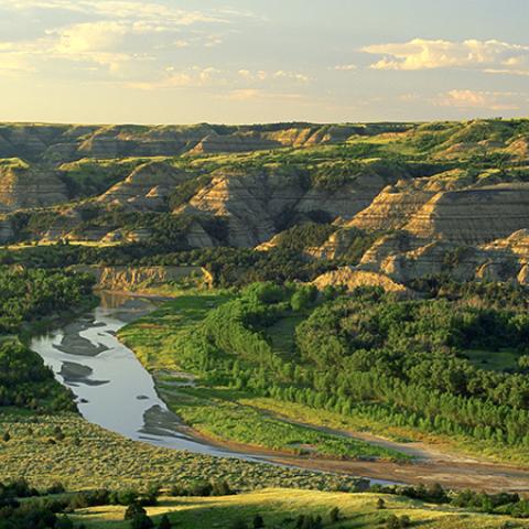 Little Missouri River at North Unit of Theodore Roosevelt National Park