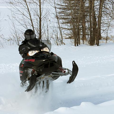 snowmobiling