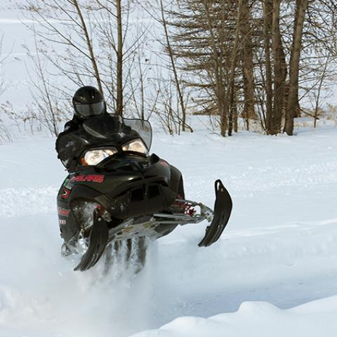 snowmobiling