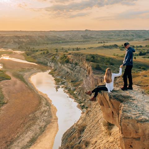 Overlooking the Little Missouri River