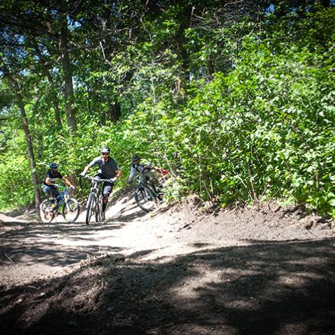 biking