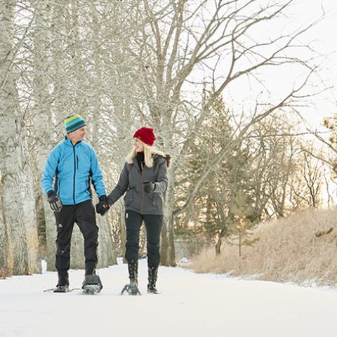 hiking outdoors