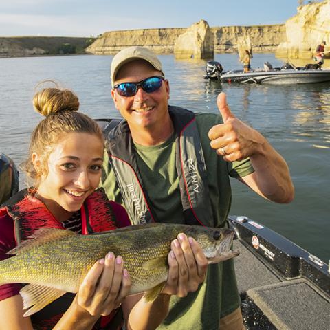 Fishing Lake Sakakawea
