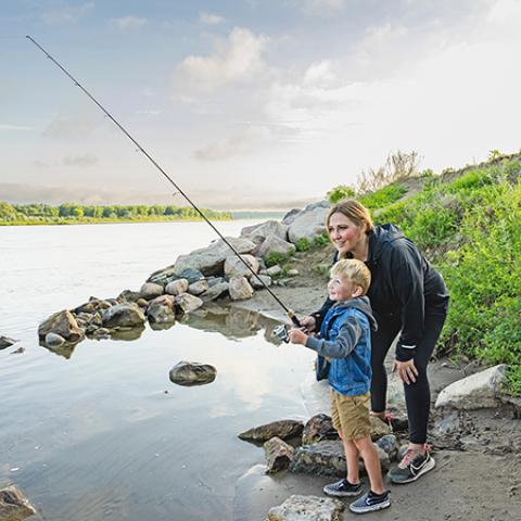 Shore fishing
