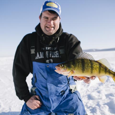 ice fishing