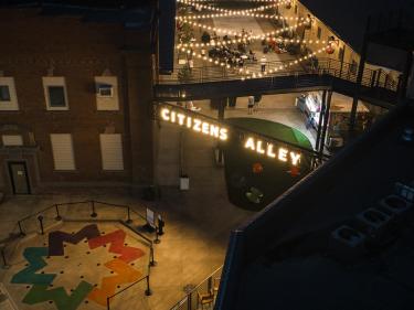 citizens alley in downtown minot photo