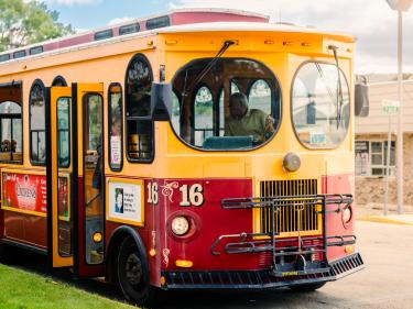 wally trolley - located in garrison!  photo