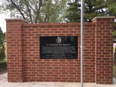 1lt rodger hertel monument photo