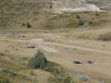 campsites are spacious at wannagan campground. photo