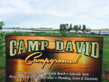 camp david sign photo