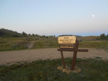 the maah daah hey and long x trails can be access from the ccc campground. photo