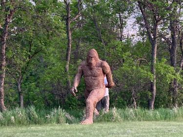 7' sasquatch archery target photo