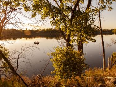 Fishing on Jamestown Reservoir