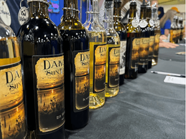 dakota sun wine tasting bottles photo