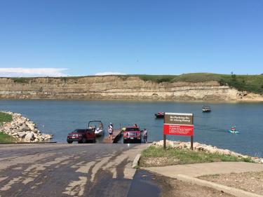 boat ramp at government bay recreation area photo