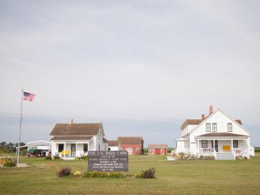 the bagg bonanza farm is on the national register of historic places. photo