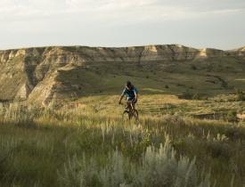Biking in Badlands