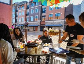 outdoor dining
