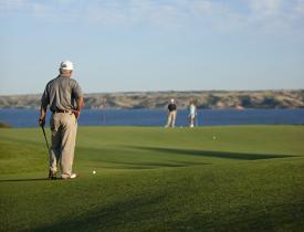 golfing at the Links