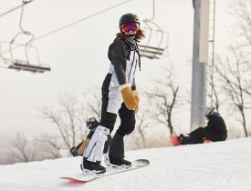 snowboarding