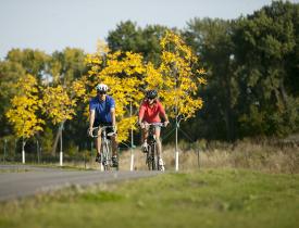 Biking on the Greenway