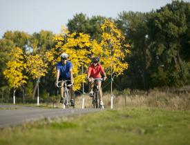Biking on the Greenway