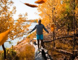 hiking at Fort Abraham