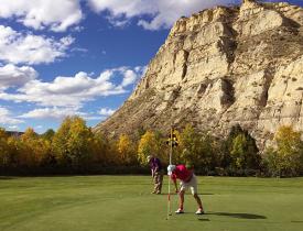 golfing in Bully pulpit